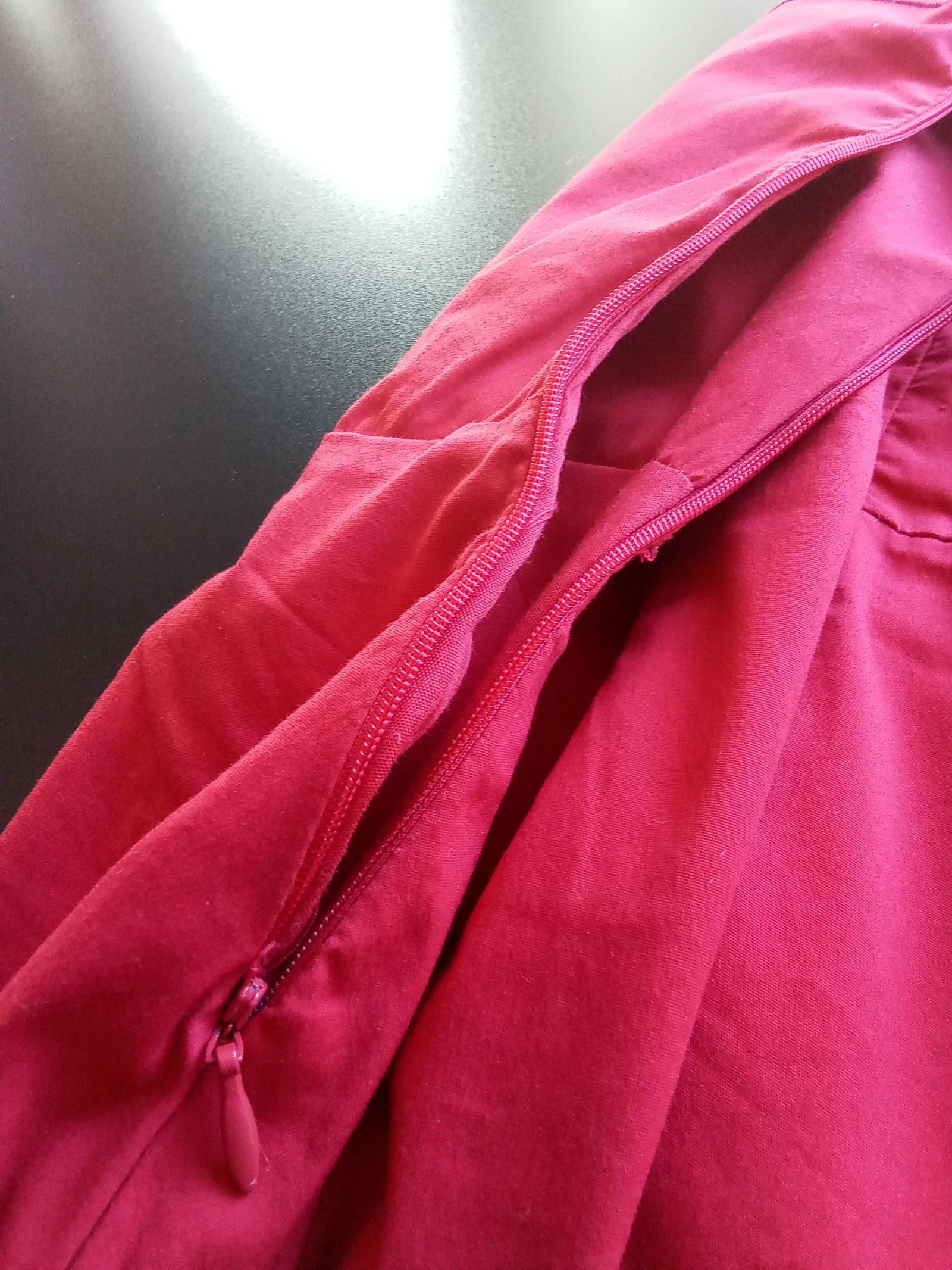 Red summer short dress – photo 14